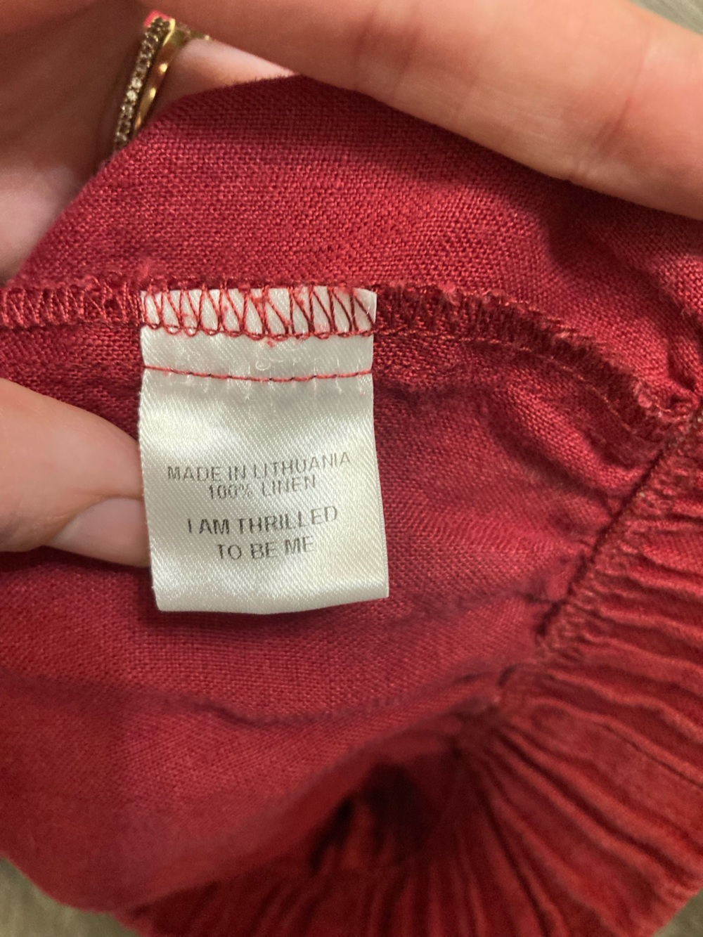 Flax linen parachute pants small - Picture 11 of 11